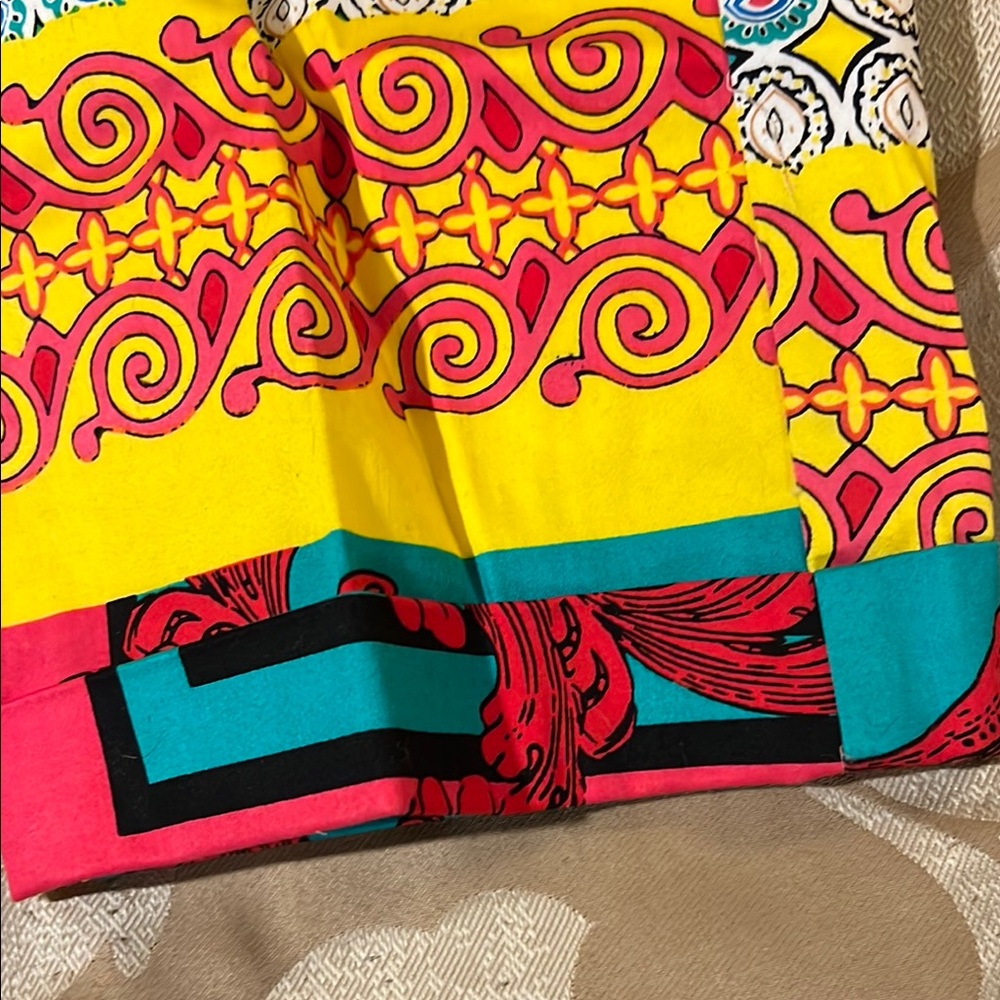 Colorful Geometric Patterned Pants - Picture 3 of 6